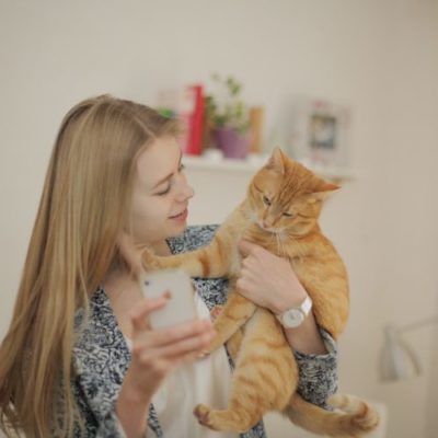 ペットを飼う入居者イメージ