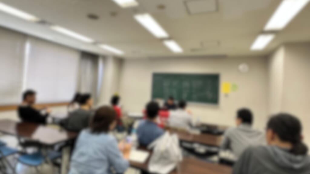 見学後のミニセミナーの様子